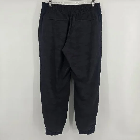 NWT Athleta Brooklyn Textured Lined Jogger 28" - 8 Black Camo - Picture 2 of 6